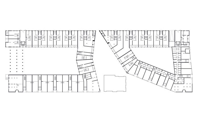 Apartment Building in the KNSM-Eiland Residential Building